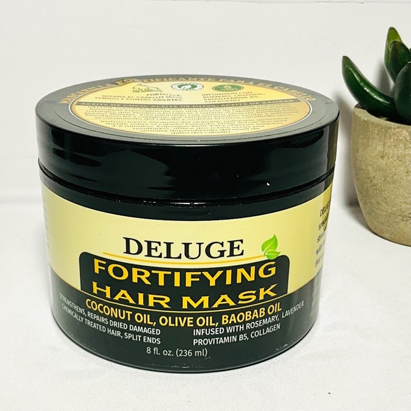 Fortifying Hair Mask Olive oil, Coconut oil and Baobab Oil - Picture 2 of 8